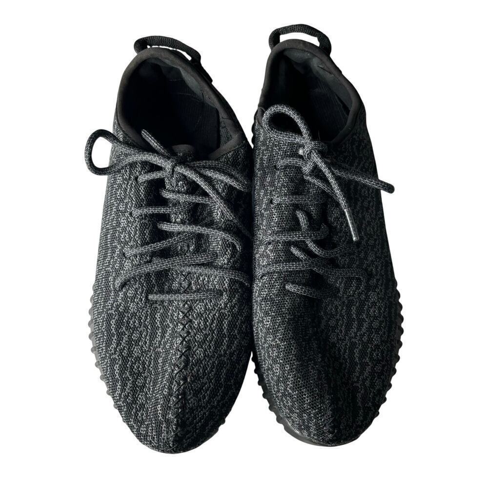 Adidas Yeezy Boost 350 Sneakers Pirate Black Size 7 - Picture 4 of 9